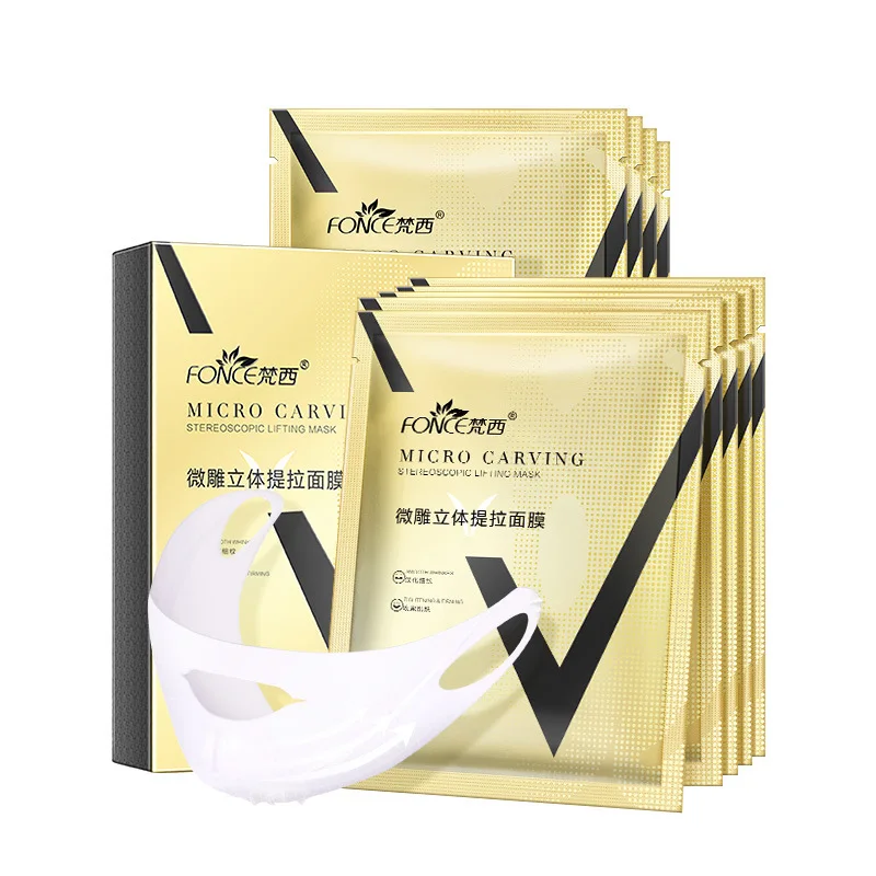 

Fonce Micro sculpture three-dimensional lifting facial mask for women to moisturize, lift and tighten the V-face faciaWhole sale