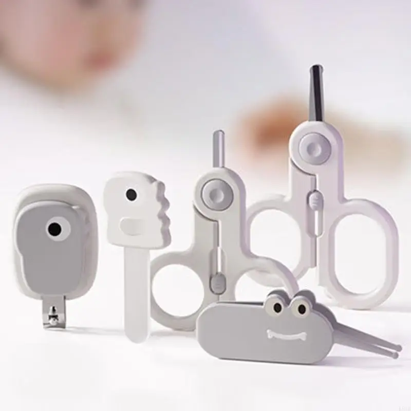 قطع K8GF Baby Nails Cutter مع طقم الاستمالة للرضع القابل لإعادة الشحن