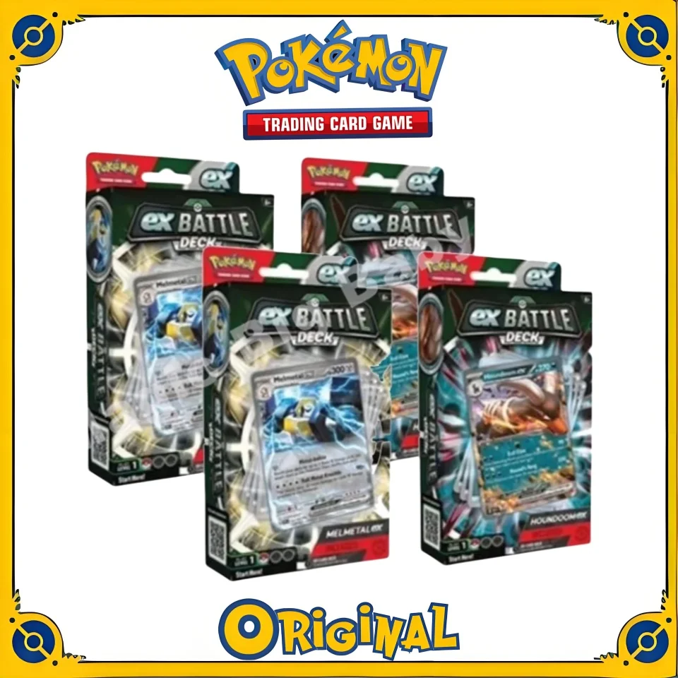 

Genuine Original Pokemon Card U.S. Edition PTCG English Noble Melo Mehta Ex + Heiruga Ex Pre-group