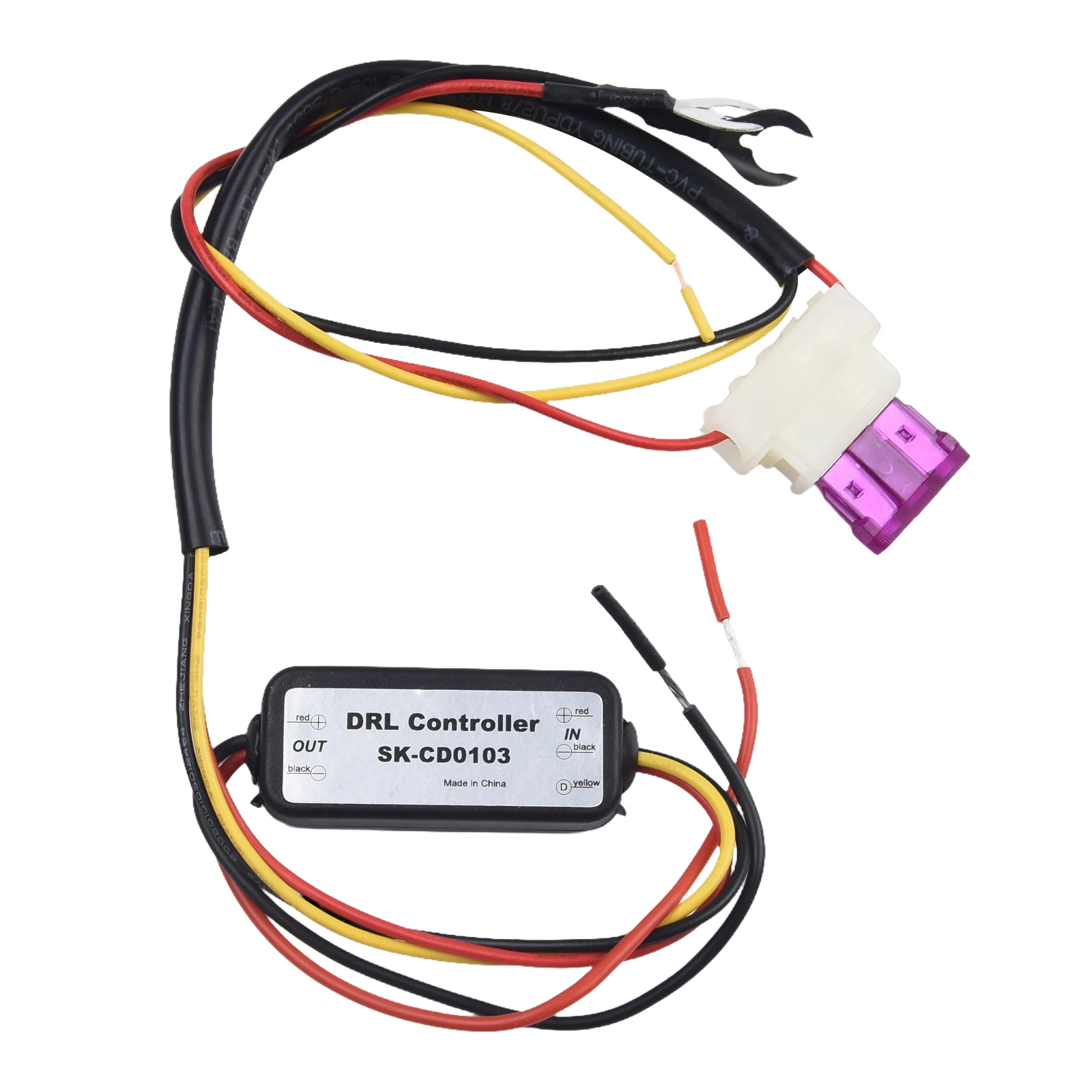 

LED Light Controller Relay Running Light 12-18V 5A ABS Black Car Controller Daytime Fog Light For Most Cars LED