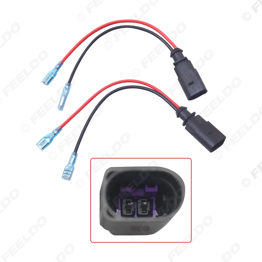 4Pair Car Special Single Plug Speaker Cable Adaptor For Volkswagen Audi Skoda Porsche Benz BMW Great Wall Wire Connectors