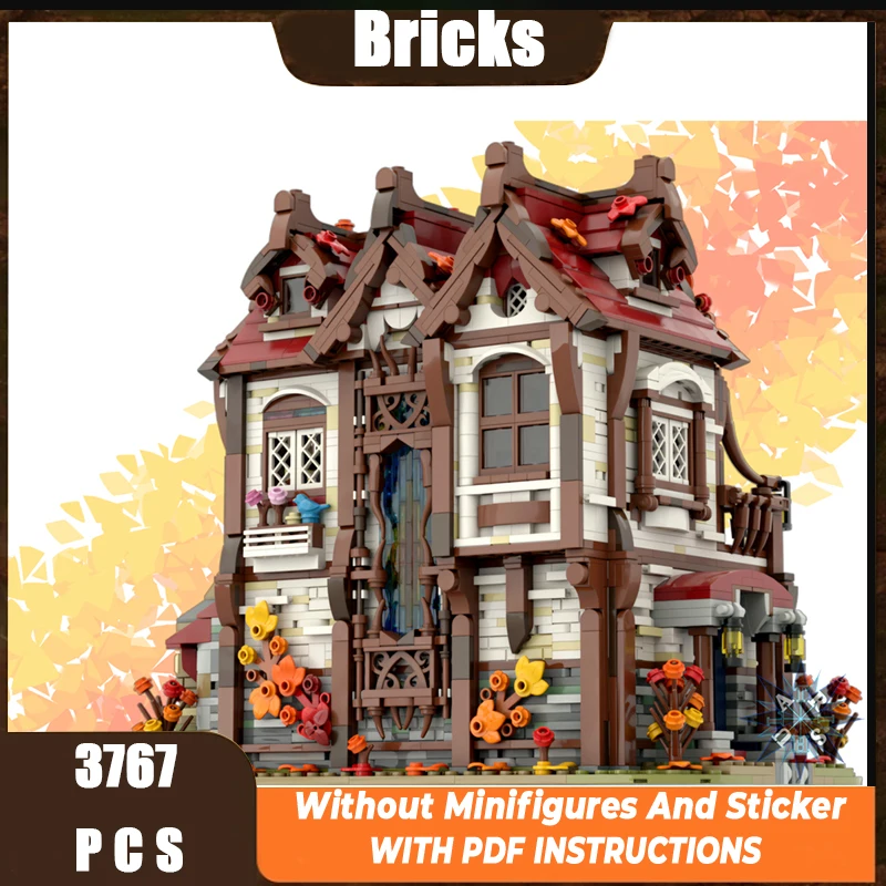 

Exquisite new product MOC building block building ghost bakery model technology modular children's toy gift DIY assembly set