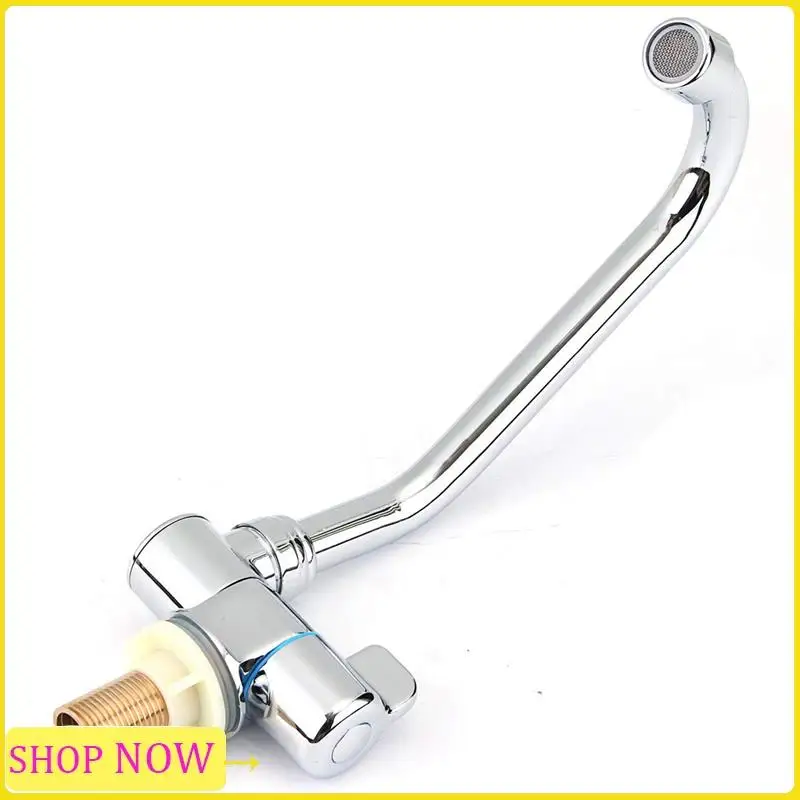 

Especial 2X складной смеситель для автофургона, вращающийся, с одной ручкой, настенный, кухонный кран для автофургона, медь, холодная вода