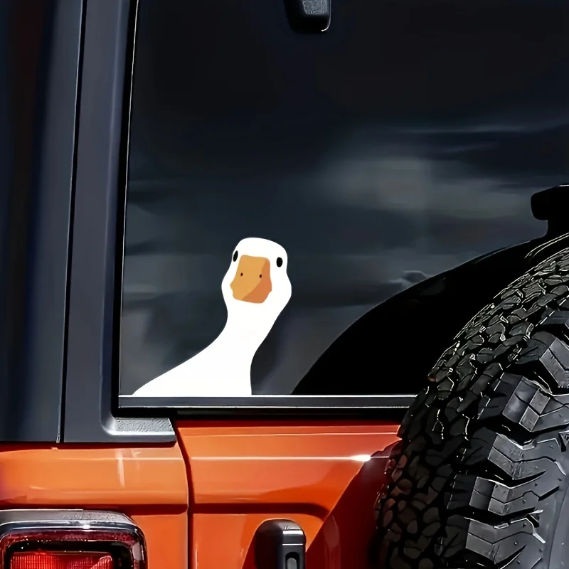 Weatherproof Vinyl Duck Decal - Add Charm to Your Car or Truck with Our Easy-to-Apply, Adorable Window Sticker