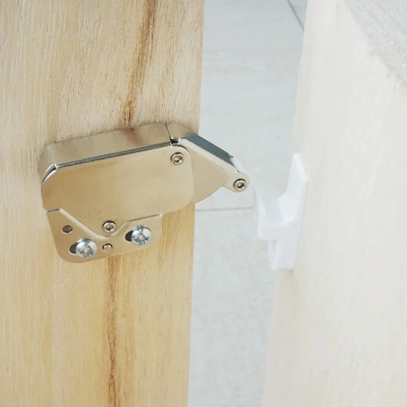 5/2/1 Sets Mini Latch Touch Latch Spring Push to Open Catch For Cabinet Handle-Less Doors