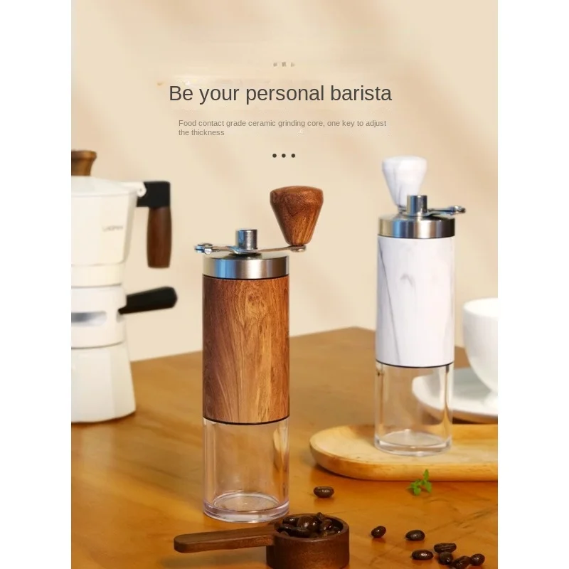 Hand-Operated Coffee Grinder Coffee Machine Household Coffee Mill Hand Punch