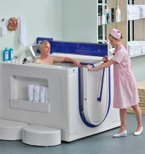 Rehabilitation Center Multi-function Bathtub Saftey Hydrotherapy Spa Bath tub For The Elderly