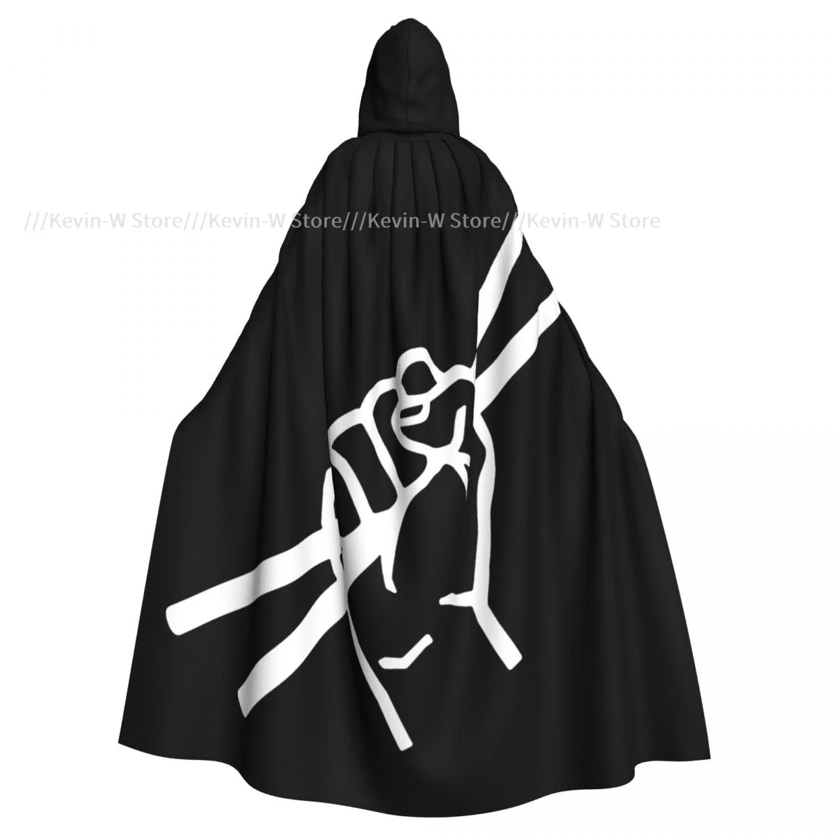 Hooded Cloak Unisex Cloak with Hood Drumsticks Drummer Cloak Vampire Witch Cape Cosplay Costume