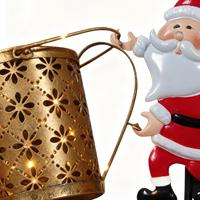Christmas Pathway Lights Santa Claus Design Ground Lamp Garden Decor Outdoor Garden Lawn Decorative Lights For Lawn Pathway