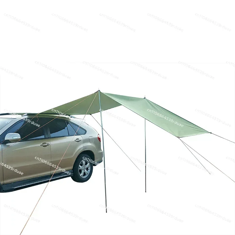 Car canopy camping, vinyl rain and sun protection, car awning, side outdoor rear tent