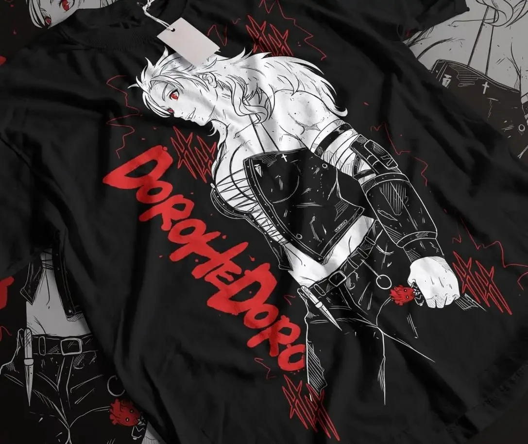 Camiseta de Verano 2026, Nueva, de Moda, para Hombre y Mujer, de Algodón, Talla Grande, Unisex, con Diseño de Anime Dorohedoro Noi, Camiseta de Manga Nikaido Kaiman, Estilo Y2K