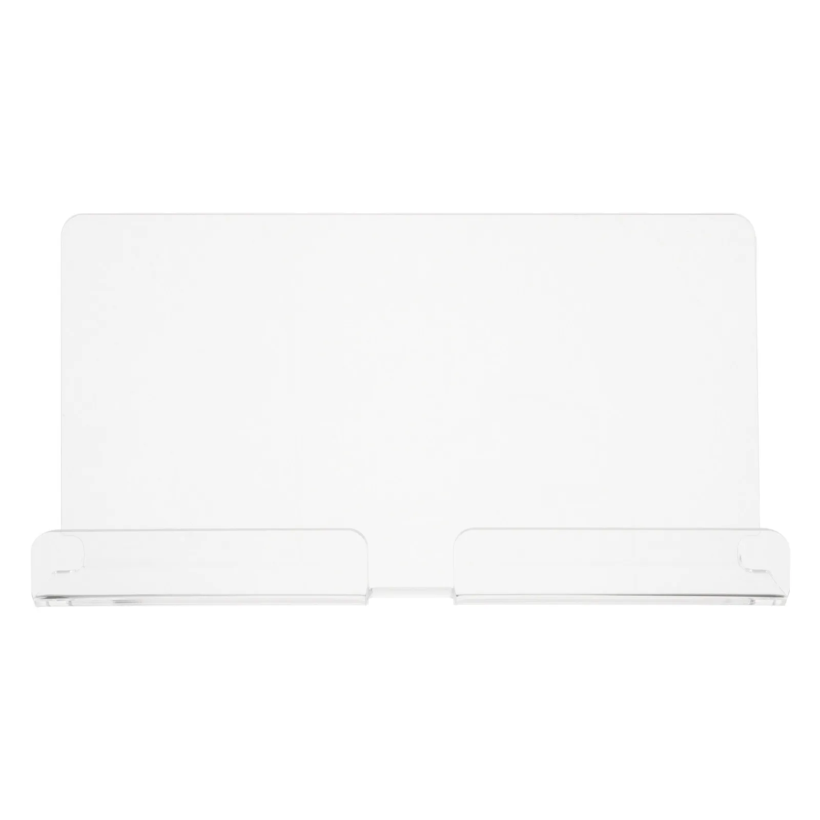 Support mural universel adhésif pour tablette, support mains libres en acrylique transparent pour tablettes, smartphones, liseuses électroniques, avec trou de charge et câble
