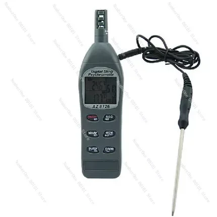 

AZ8726 AZ8716 AZ8706 AZ8746 Digital Sling Psychrometer Dew Point Meter With Calibration Salt Shaker