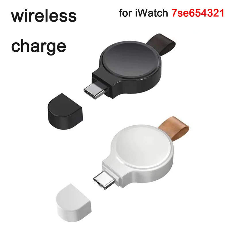 Wireless Charger for Apple Watch 7 6 5 4 3 se Series iWatch Accessories Portable Type c Charging Dock Station Applewatch Charger