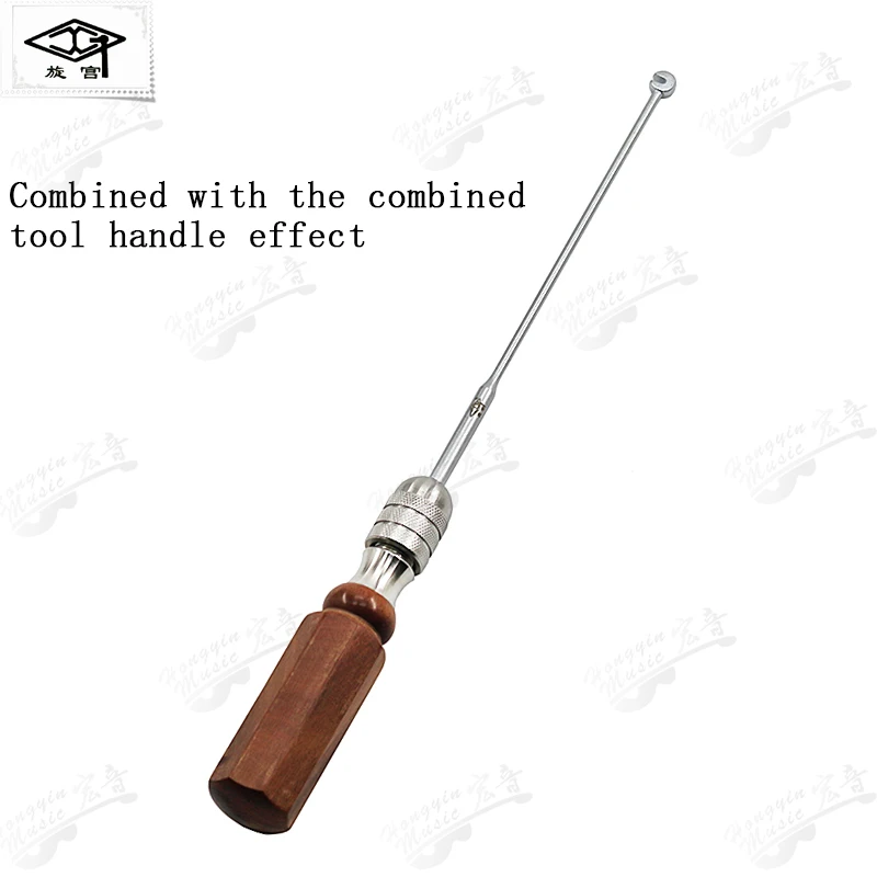 piano tuning repair tool 1610 combined handle with batting machine without handle repair tool use