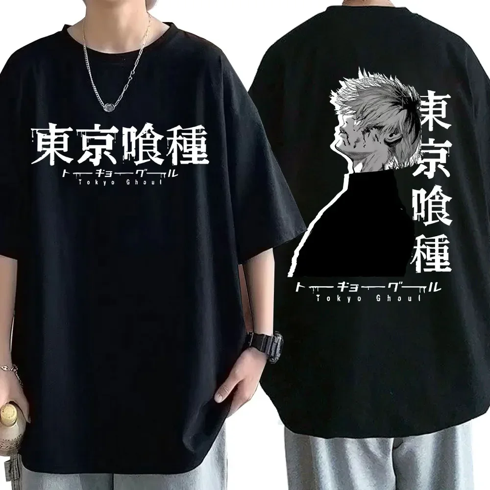 Mode nouveau chaud 2025 été nouvelle Animation japonaise Tokyo Ghoul Spider T-Shirt hommes et femmes à manches courtes haut vêtements à la mode