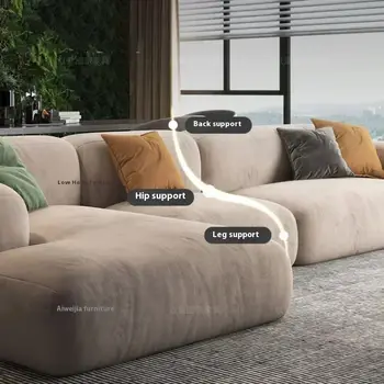 三人座現代客廳沙發床,超大號成人設計師長沙發扶手椅,客廳家居家具 8 最佳銷售 三人沙發床 - №2