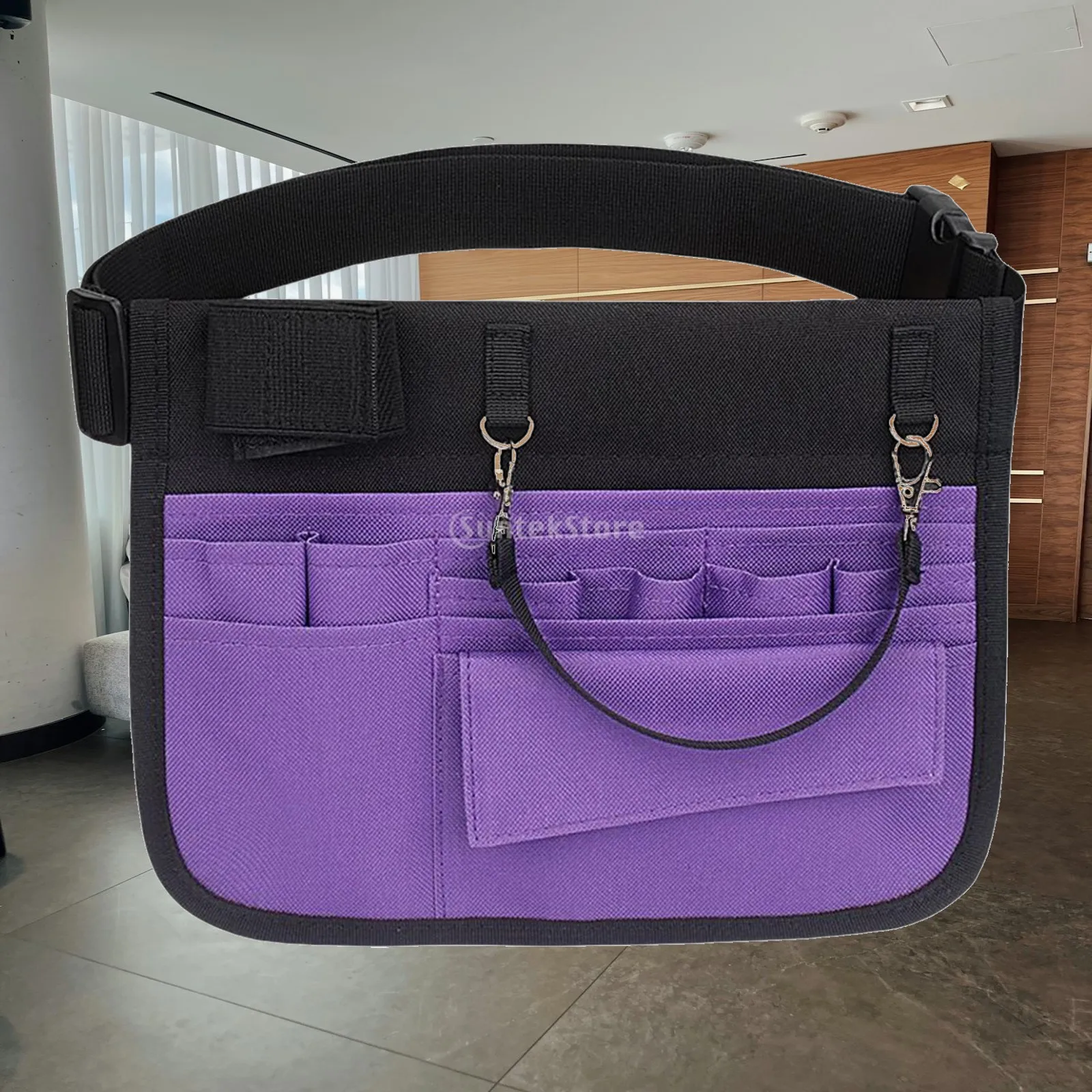 Portable Nurses Pouch Waist Bag Adjustable with Tape Holder with Belt Strap Quick Pick Hip Bag for Accessories Hospital Indoor