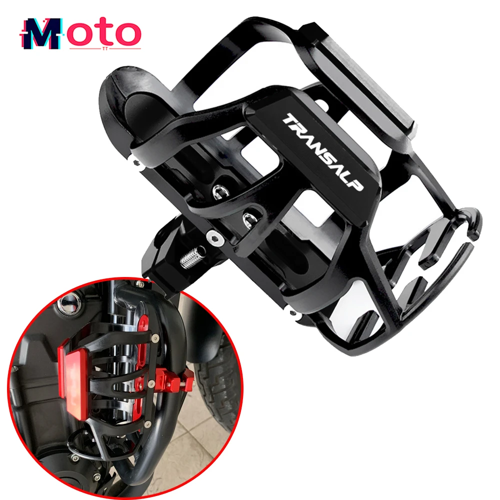 For Honda TRANSALP 600 650 700 XLV High Quality Motorcycle CNC Accessories Beverage Water Bottle Drink Cup Holder