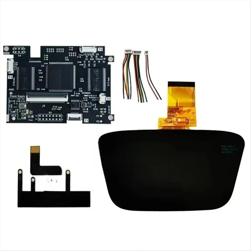 V4.2 Pre-Laminated Screen MOD Kits for Game Gear Highlight Brightness Backlit LCD Screen for Console