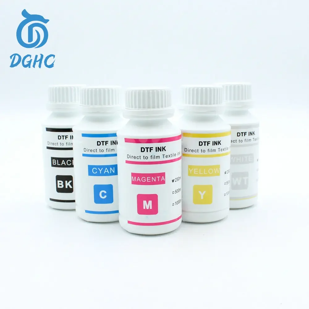 5x250ML DTF Ink Direct to Transfer Film Ink For DTF PET Film Printing For Epson DX5 DX7 5113 4720 I3200 1390 1430  F2000 F2100