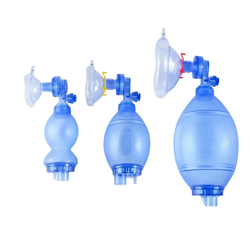 Artificial Resuscitator Emergency Ambu Bag Manual Resuscitator for First Aid Training Veterinary Device