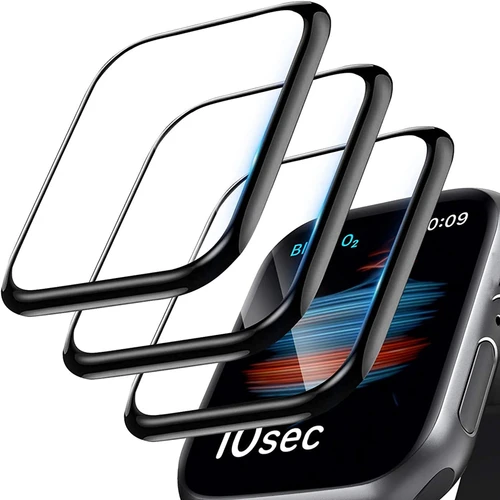 1-4 Uds película protectora para Apple Watch 7 6 SE 5 4 3 2 protectores de pantalla 40MM 41MM 42MM 44MM 45MM en Iwatch 4/5/6/SE/7 Series 38mm