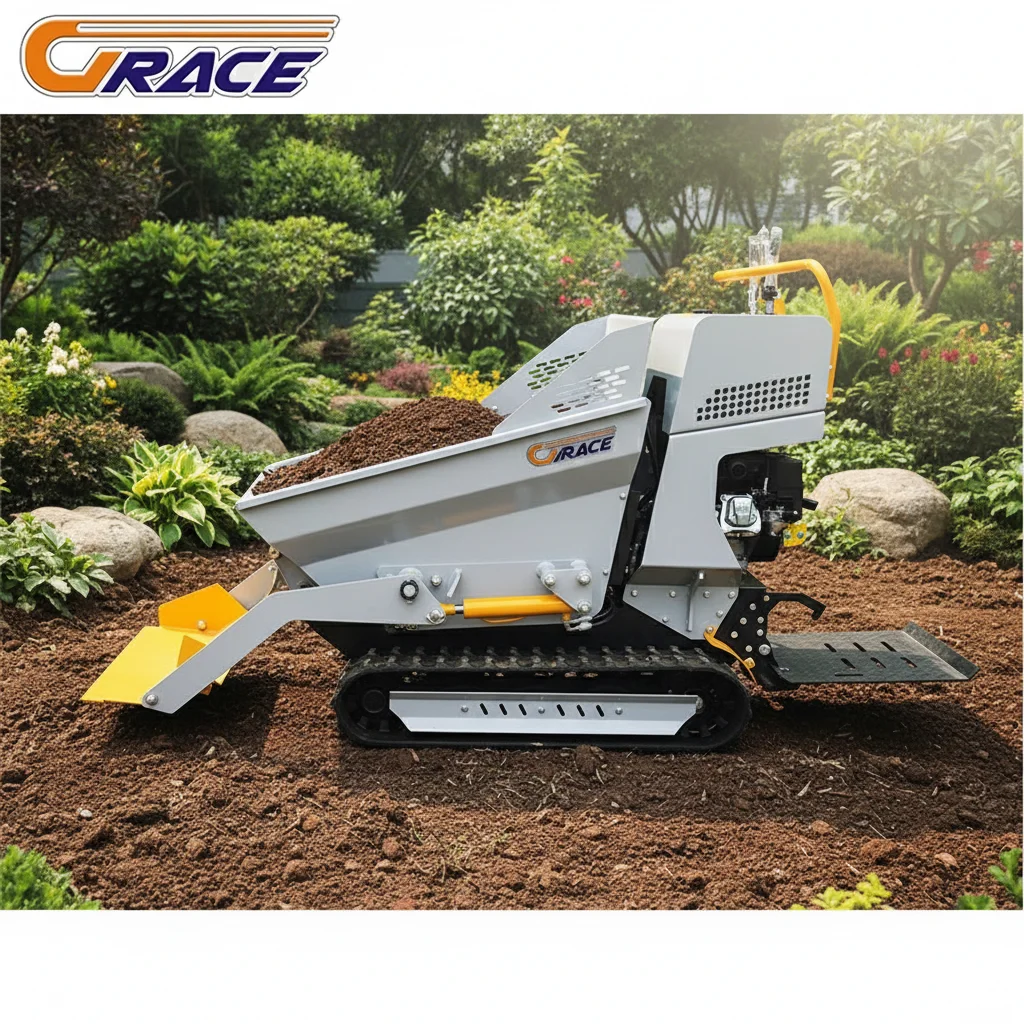 

Crawler Mini Dumper 500kg EURO 5 EPA High Grade Factory Direct Sale Quick Delivery