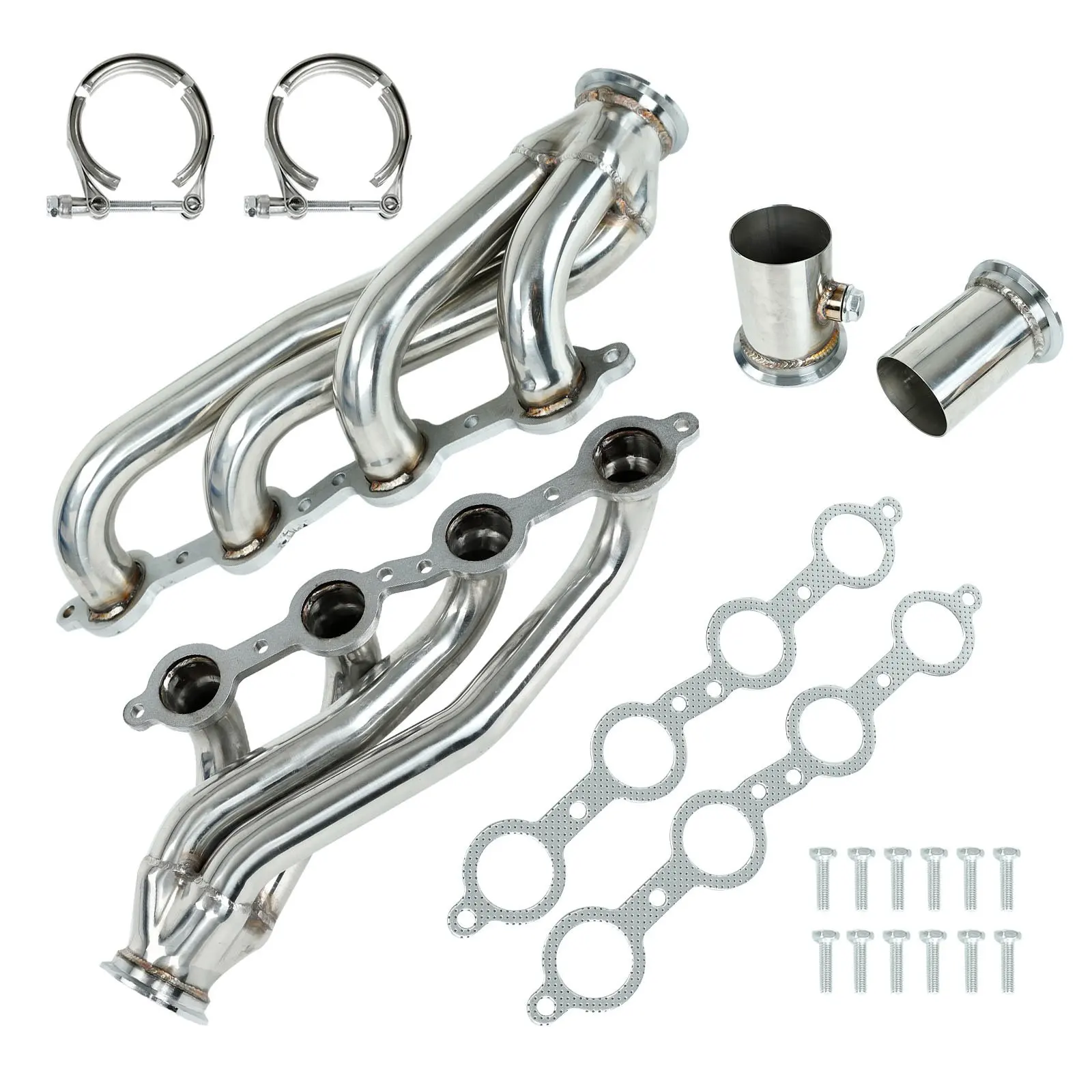 

For 60-86 C-10 S1 LS2 LS3 LS6 LS9 Truck Header Exhaust Pipe Stainless Steel