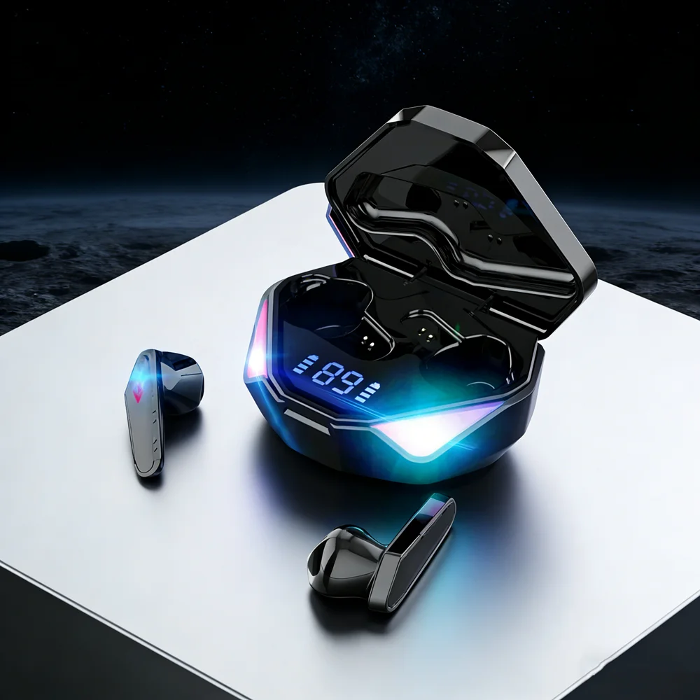 NEW TWS Earphones 5.3 Bluetooth Wireless Gamer Headphones 65ms Low Latency Earbuds Fone Headset Gamer With phones