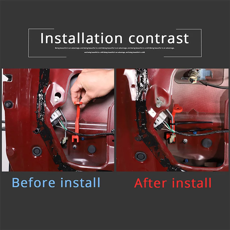 Zinky Aluminum Alloy Red Car Tailgate Emergency Switch Bracket for Toyota FJ Cruiser 2007-2021 Interior Modification Accessories