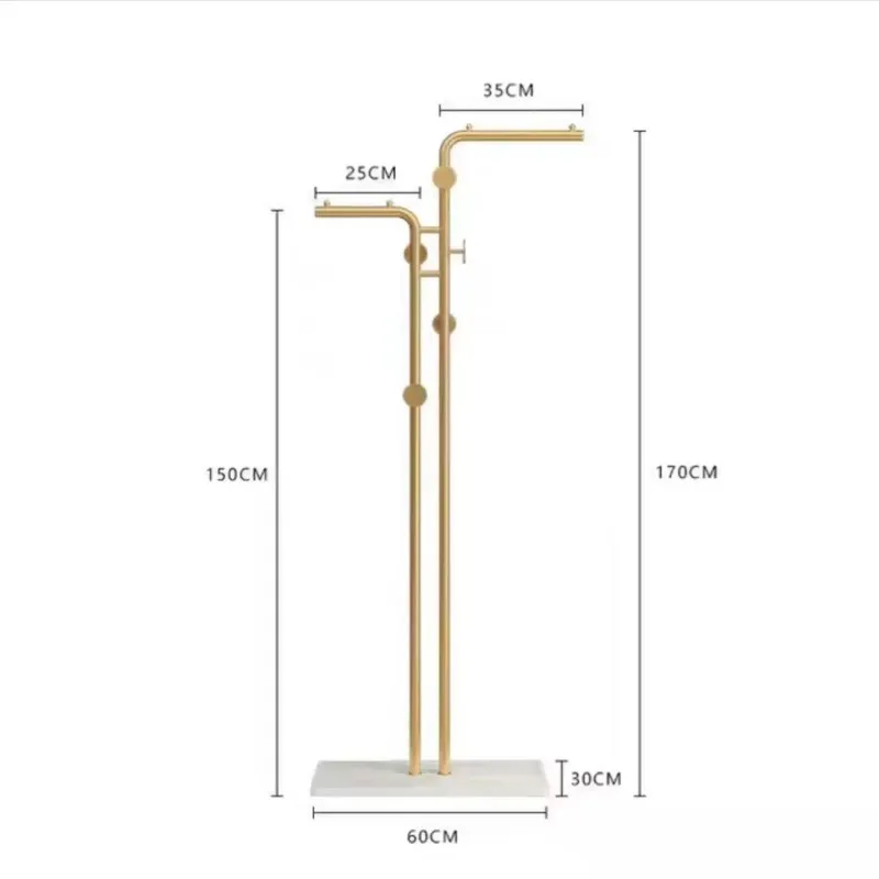 Lightweight luxury entrance floor-to-ceiling steel hanger