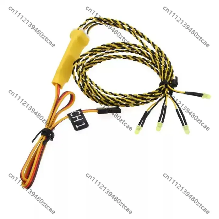 RC Model Car Linked Light Module 4‑Lamp Turn Signal F3 LED Bead For Crawler Drift On‑Road Racing Car Upgrade Spare Parts