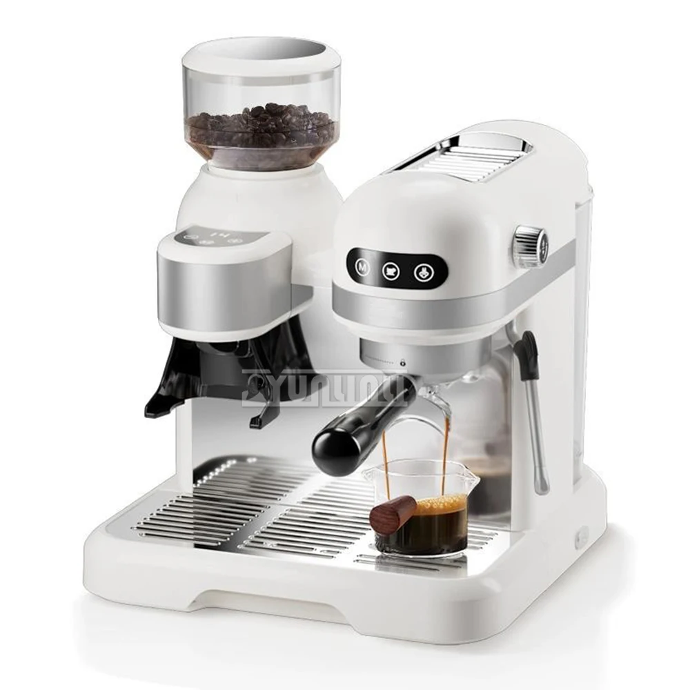 2025 جديد ماكينة صنع الاسبريسو شبه الأوتوماتيكية الحليب Frother ماكينة طحن حبوب البن المنزلية Ekspresy Do Kawy