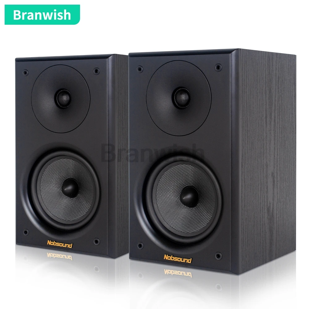 6.5 Inch Desktop Two-Way NS2000MKII Speaker High Power HiFi Audio Speaker Passive Bookshelf Surround Home Theater Speaker 100W