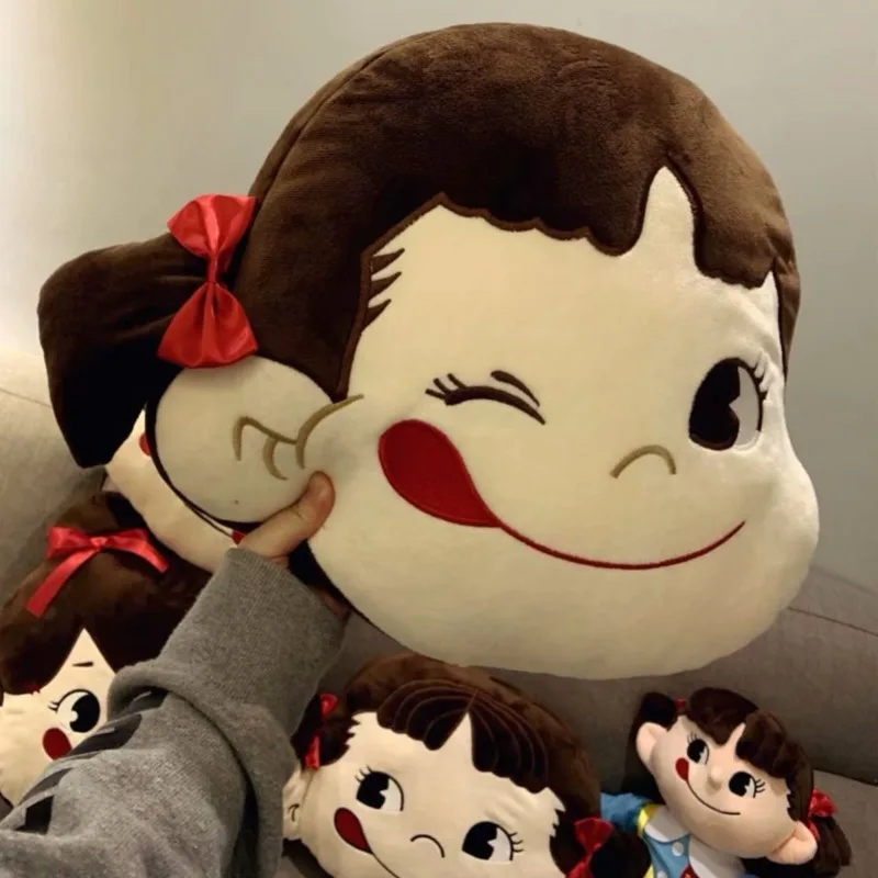 40cm Japan Fujiya Peko Girl Poko Boy Plush Pillow Cute Stuffed Animal Toy Doll Lovely Anime Toys For Kids Girls Valentines Gifts