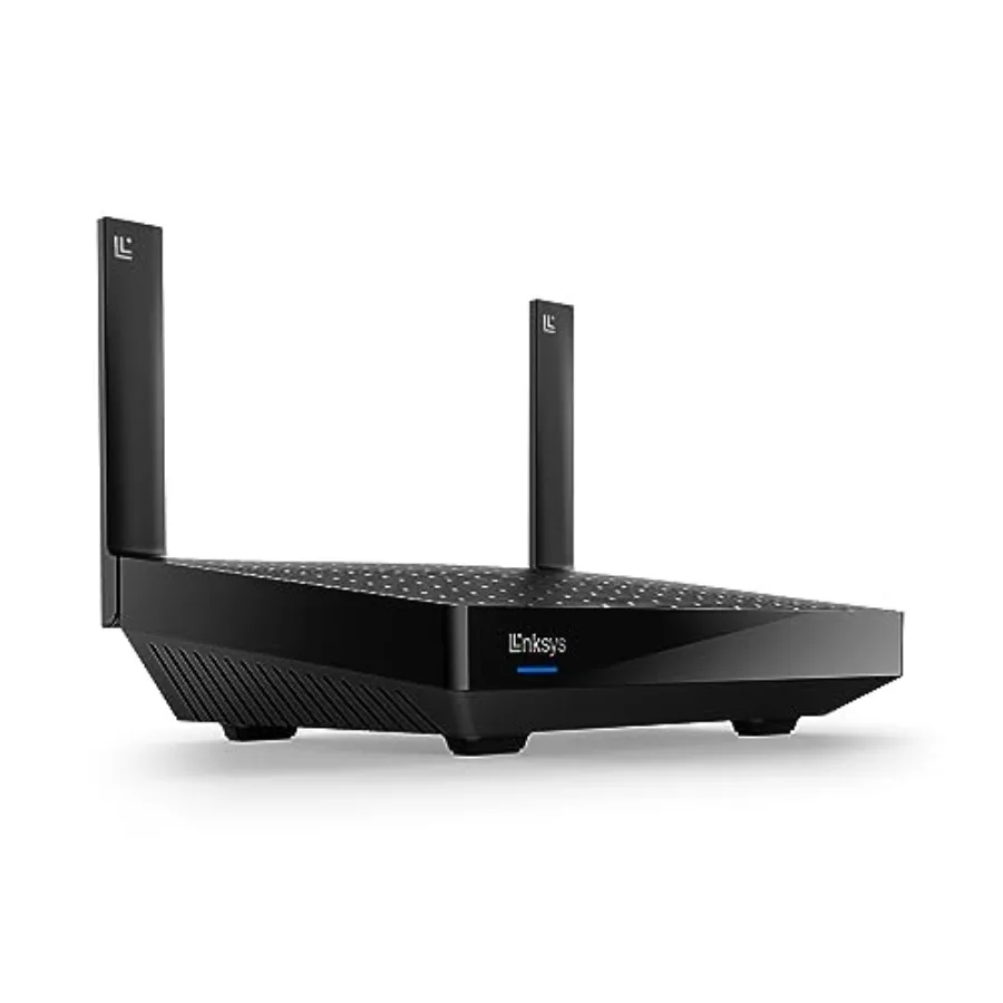

Mesh Wifi 6 Router Dual-Band 1 700 Sq. ft Coverage 25+ Devices Speeds up to AX1800 1.8Gbps Black High-Speed Reliable Connectivi