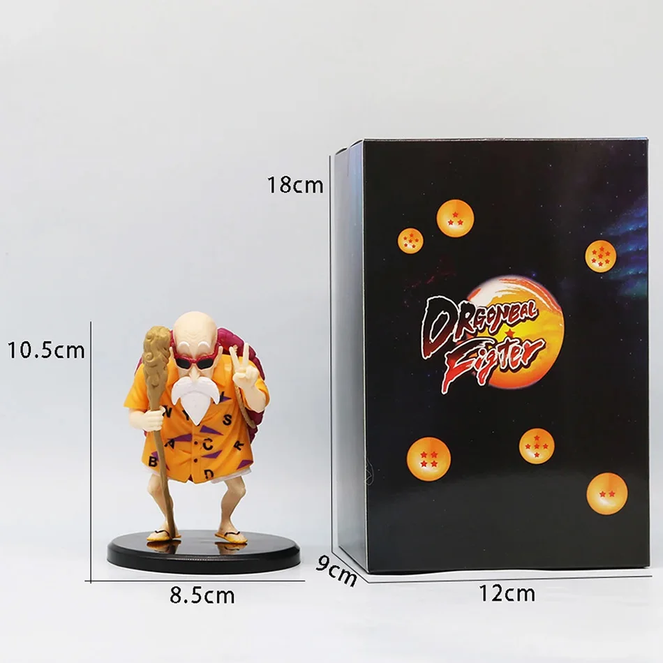 11 cm Anime Dragon Ball Figuur Master Roshi Actiefiguren Pvc Kame Sennin Standbeeld Collectie Model Speelgoed Geschenken