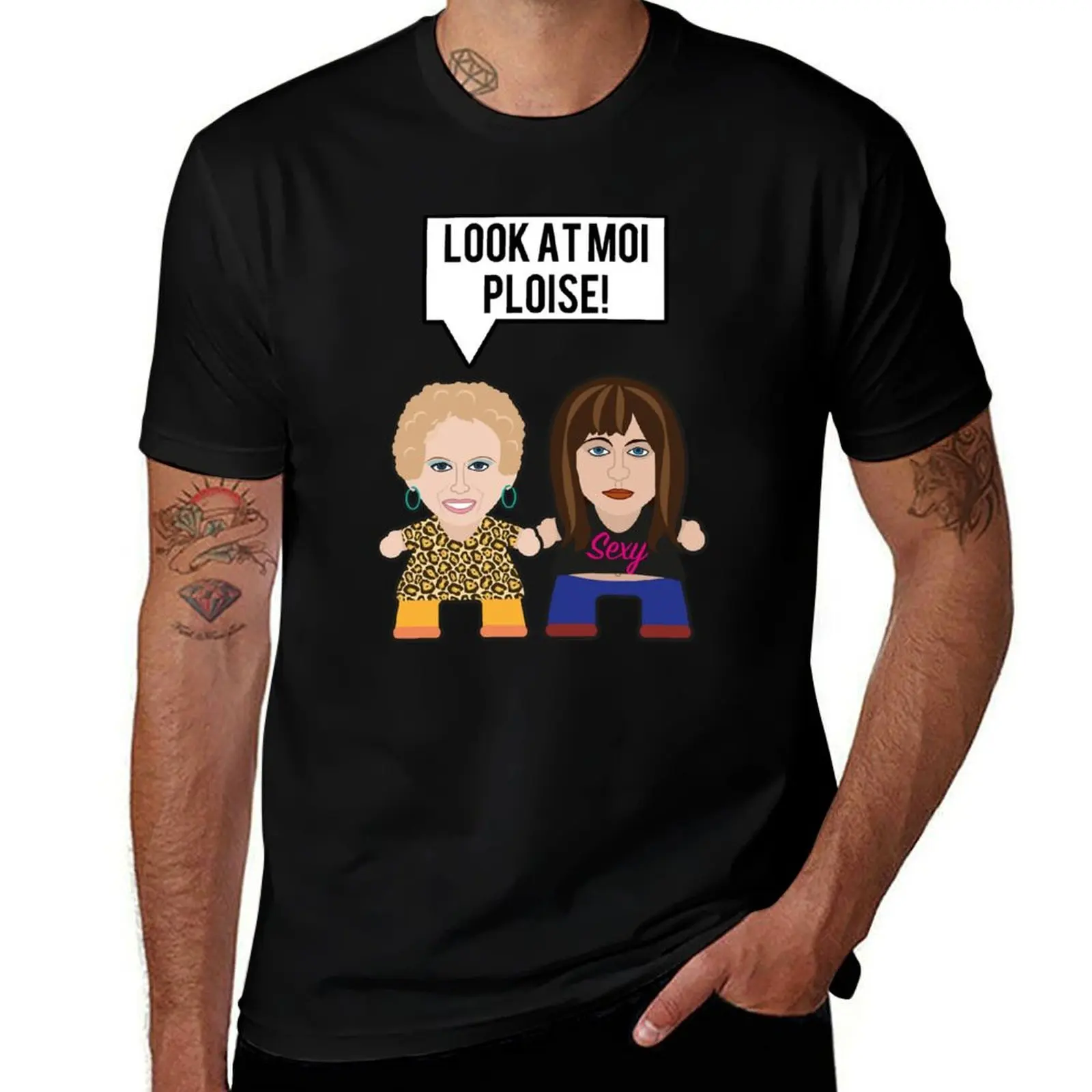 

Kath & Kim - Look At Moi Ploise T-Shirt Anti-Wrinkle Short Sleeve T-Shirt