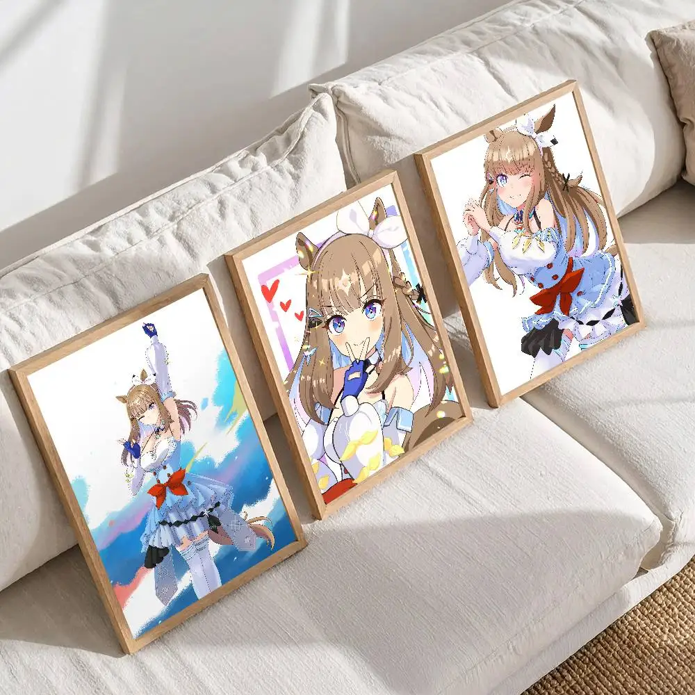 1 قطعة عين اللوز أوما موسومي جميلة ديربي المشارك طباعة لغرفة النوم غرفة المعيشة ديكور المنزل اللوحة جدار الفن HD صورة جدارية