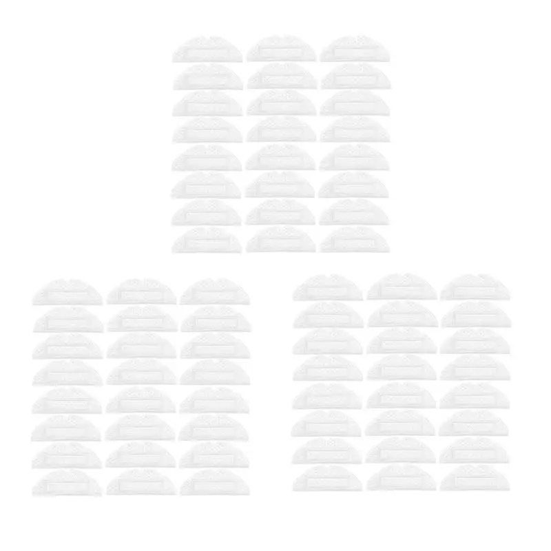 AB11-72Pcs Disposable Mop Cloth Replacement For Roborock S7 T7S Plus Robotic Vacuum Cleaner Pad Rags Spare Parts Kits