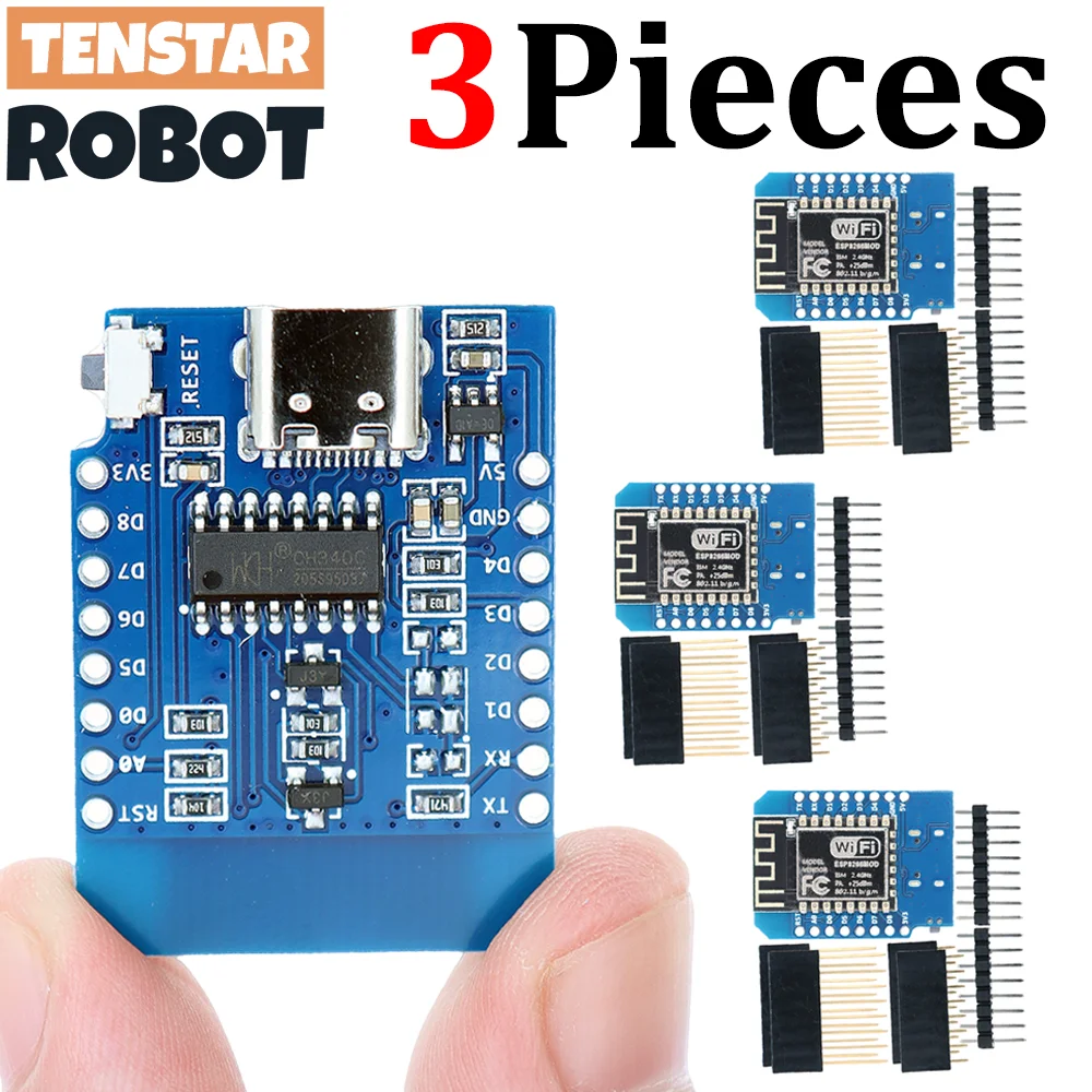 Tenstar 3Pcs D1 Min… - image