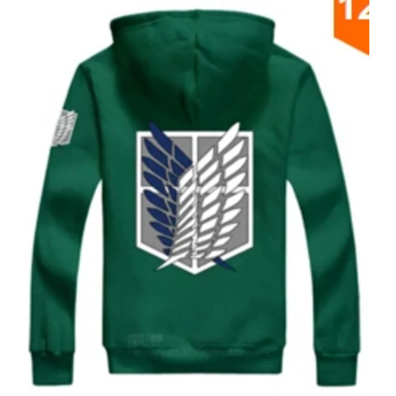 هجوم على تيتان هوديي Shingeki no Kyojin Legion تأثيري حلي هوديي الكشافة فيلق مقنعين سترة معطف