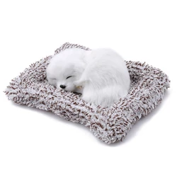 Automotive Interior Decoration Ornaments Car Stuffed Toys Lovely Simulation Animal Plush Sleeping Dogs Toy Kids For Car Decor