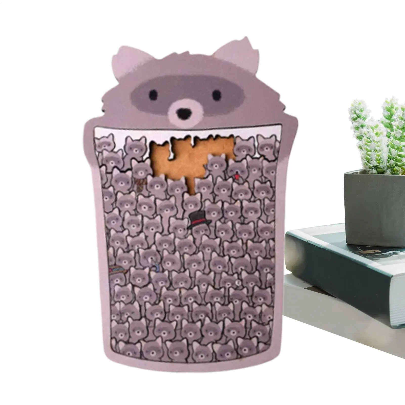 

Деревянные пазлы для взрослых, домашний декор в форме кошки с рамкой, деревянные сложные пазлы с животными для детей, игровая комната для путешествий