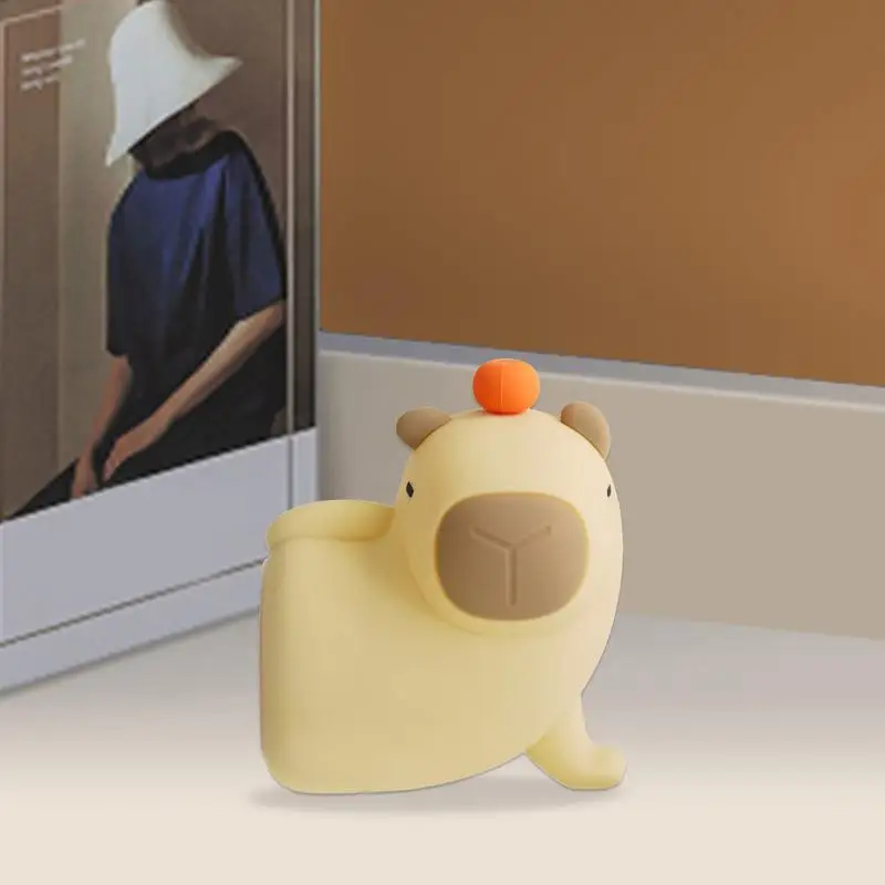 

Capybara Night Light Rechargeable Silicone Nursery Night Light Cute Lamp Cartoon Light For Bedroom Living Room Kids Room