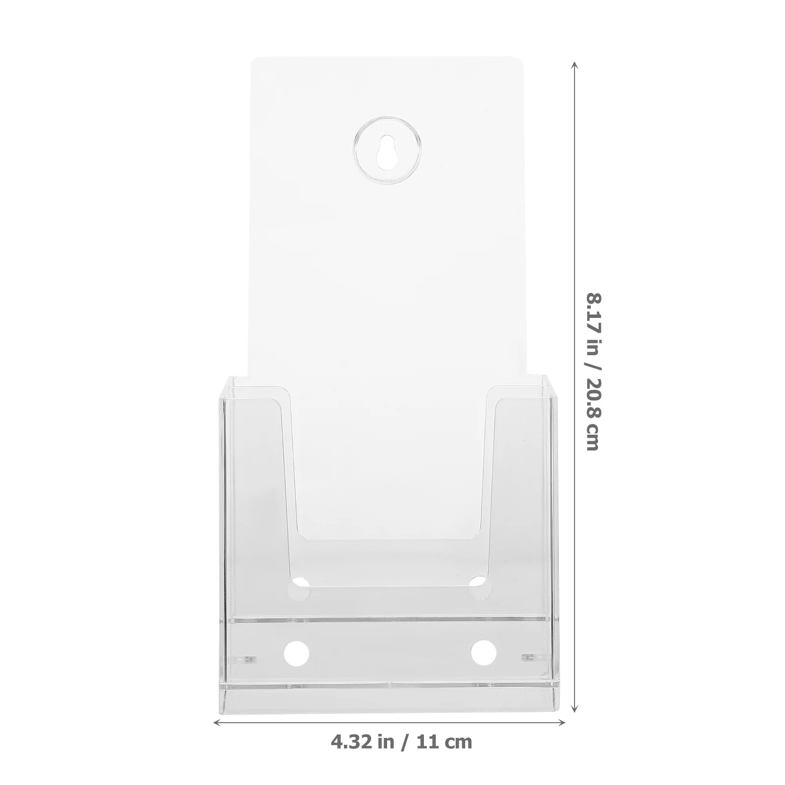 

Multi-Layer Acrylic Brochure Holder Stand Clear Magazine Rack Office Home Organizer Display Brochure Holder Stand