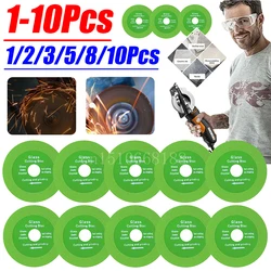 1-10Pcs Diamond Ultra-Thin Green Brazing Blade Cutting Blade Ceramic Jade Glass Tile Wine Bottle Grinding Cutting Saw Blade