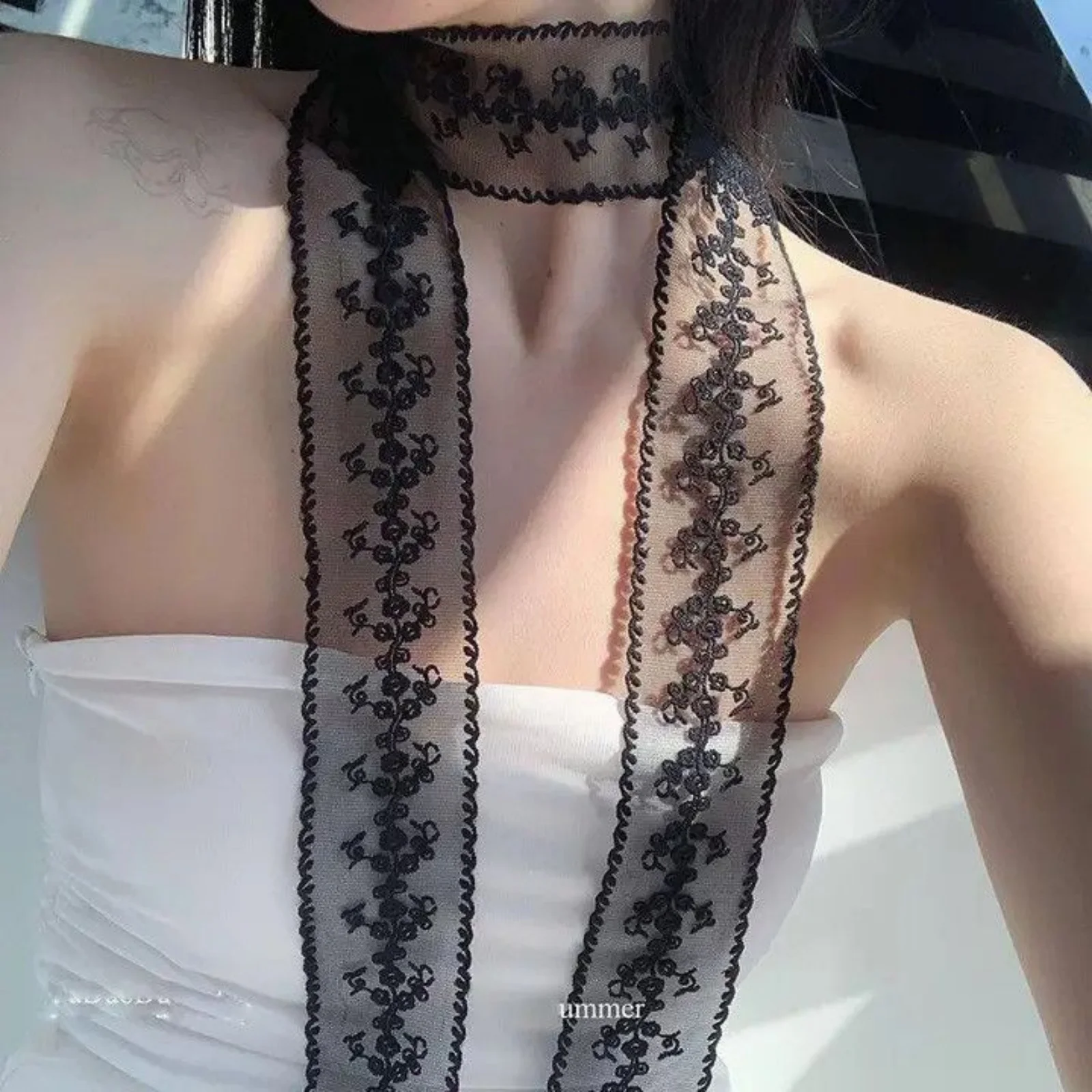 Koreańska biała koronkowa wstą – Women'S Korean Accessories recenzja i cena