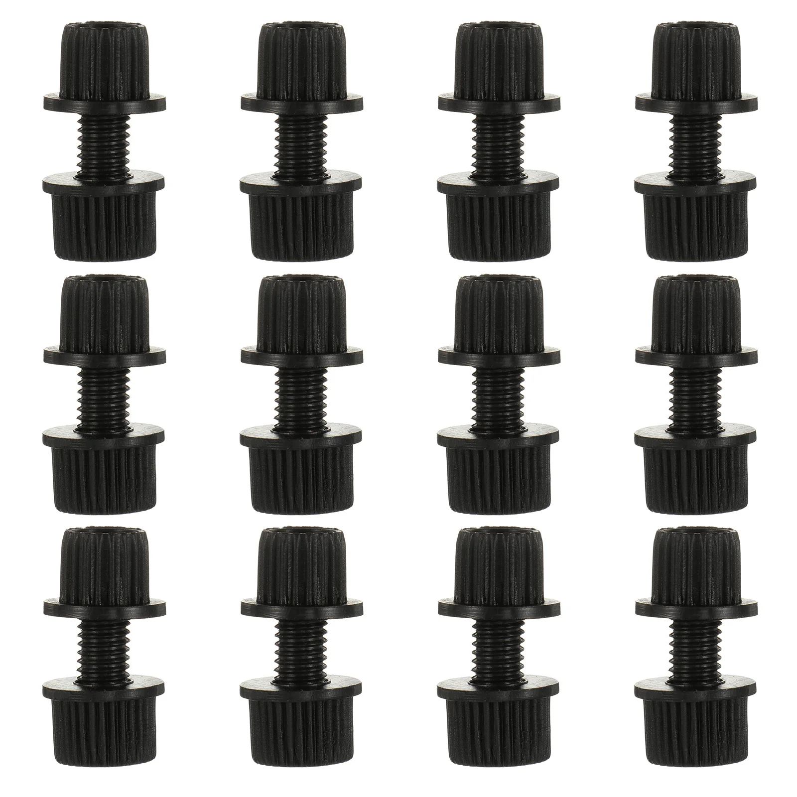 16 قطعة مسامير لوحة ترخيص الدراجة النارية مع مسامير النايلون المكسرات لنماذج التركيب الآمنة الخالية من الموت #2